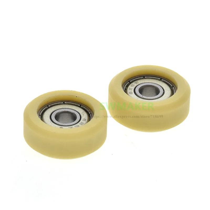 1pcs 6*26*10mm 626 bearing Nylon wheel / Palin wheel / drawer wheel / door and window guide wheel