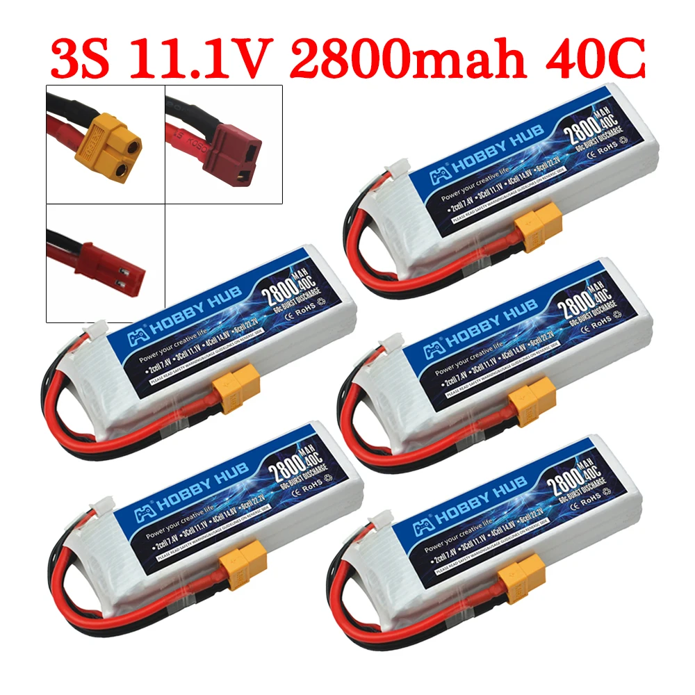 3S Power Battery 11.1V 2800Mah 40C Lipo Batterij Voor Helikopter Quadcopter Truck Tank Trein Racing Auto Batterij onderdelen