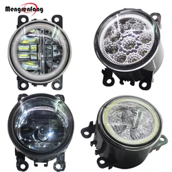 Car Fog light Kit H11 Angel Eye Daytime Running Light 12V For Peugeot 107 207 307 3008 407 607 301 308 408 2008 4007 4008 5008