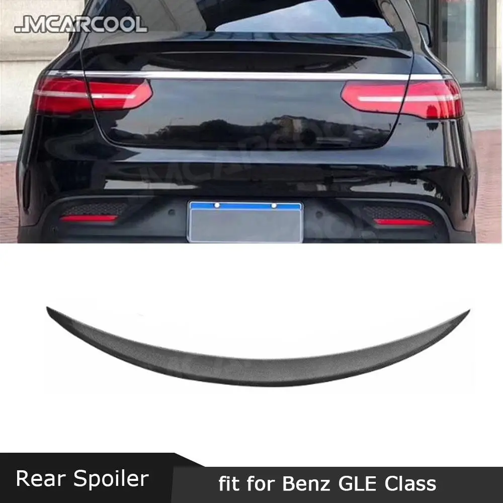 Carbon Fiber Rear Boot Spoiler Trunk Wings for Mercedes Benz GLE Class W166 C292 Coupe GLE320 GLE43 GLE63 2017-2019 Car Styling