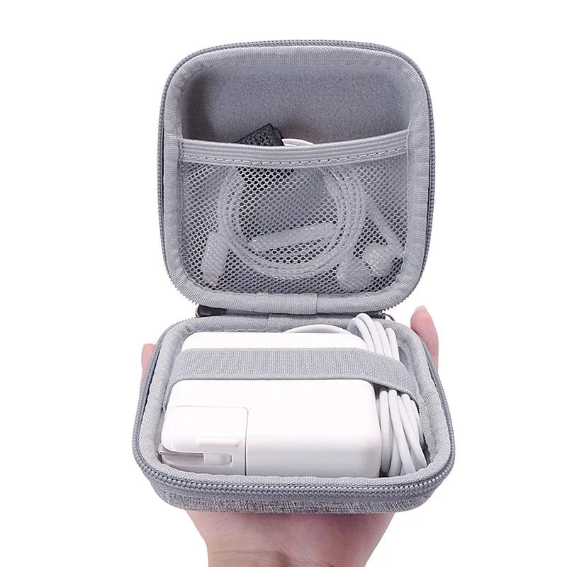 Hard shell case bag Storage Collection Bag Case for earphone Laptop charger Hard dish USB flash USB cable electronic device