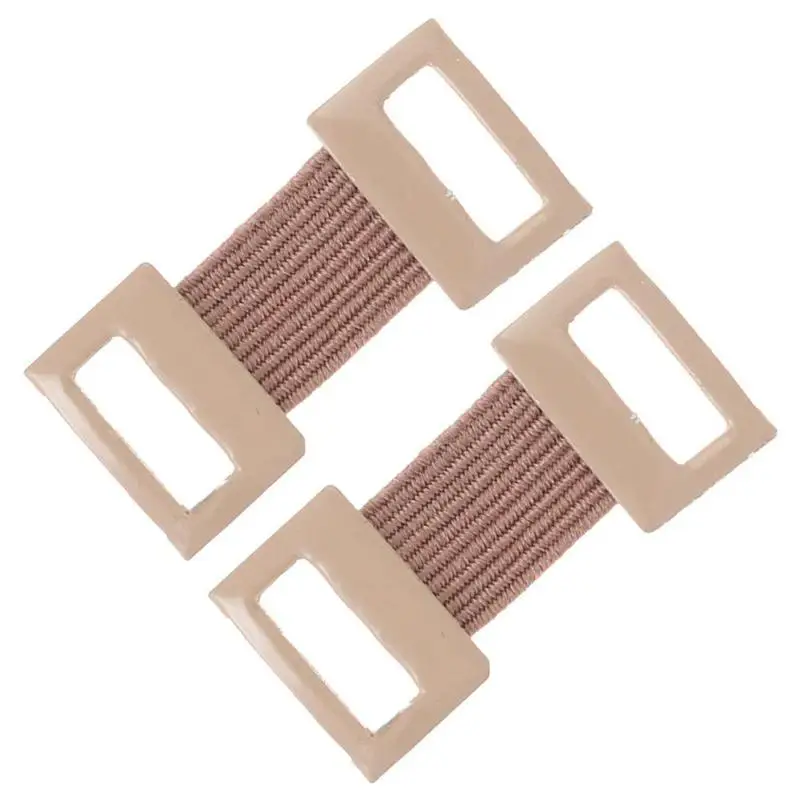 10PC/Bag Replacement Elastic Bandage Wrap Stretch Metal Fixation Clamps White brown Hooks Clips Colors E9Q9