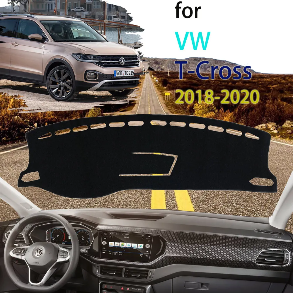 

Dashboard Center Console Cover Dash Mat Sunshield Pad for VW Volkswagen T-cross T cross C11 2018 2019 2020 2021 Cape Accessories