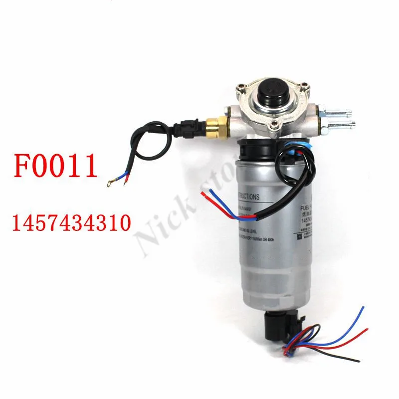 

F0011 Fuel Filter Assembly 1457434310 Truck Filter Assembly Sensor Heating Connection Plug Diesel Filter