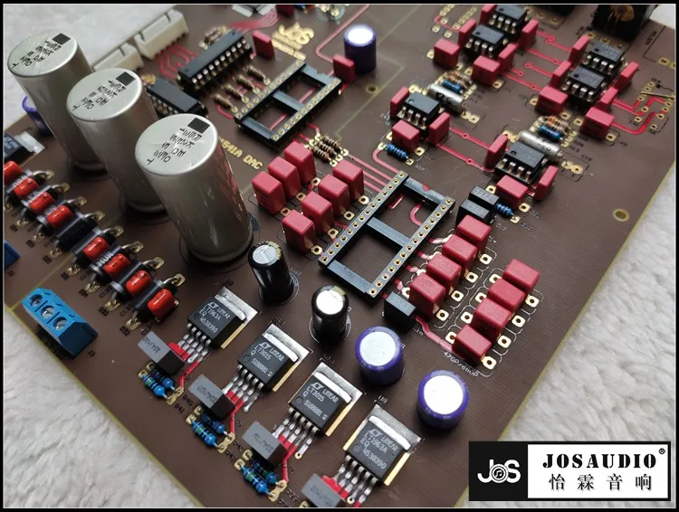 JOSAUDIO نسخة مطورة HIFI المنتدى الذكرى العاشرة TDA1541 DAC لوحة فك تشفير الصوت لوحة شبه نهائية