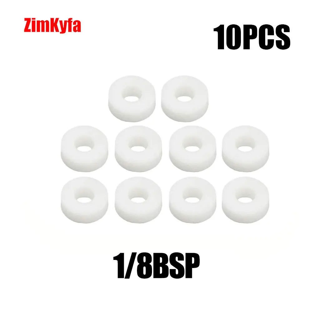 1/8BSP(1/8NPT) /M10/M8 PTFE ปะเก็นเครื่องซักผ้า Air ซีล O แหวนสำหรับเครื่องวัดความดัน Quick Coupler ซ็อกเก็ต