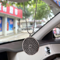 Islam car handings Asma-ul-Husna 99 Names of ALLAH Car Rear View Mirror stainless steel Car Pendant