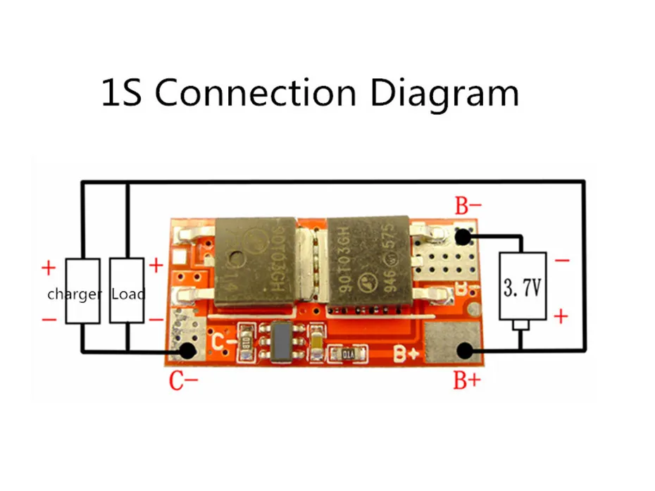 1S BMS 2.5A/3A/4A/5A/10A/25A 3,6 v 3,7 v Защитная плата для литий-ионной батареи