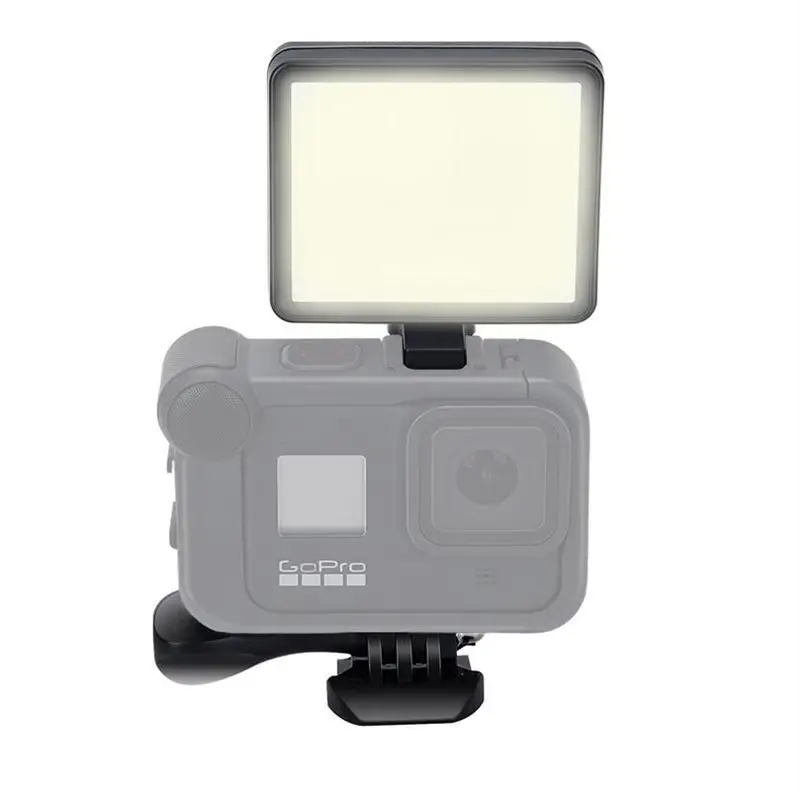 For Gopro Hero 9 8 7 5 4 SJCAM SJ5000 SJ8/9 Xiaomi yi Mijia EKEN H9 Camera Photography Fill  Light Lamp Flashlight Can't Diving