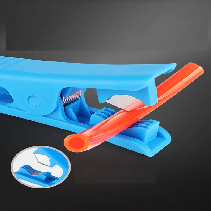 Pipe Cutter Scissors Pipe Cutter  Pneumatic Plastic Tube Cutter PVC PU Rubber Silicone Plastic Pipe Tube Cutter Manual Hand Too