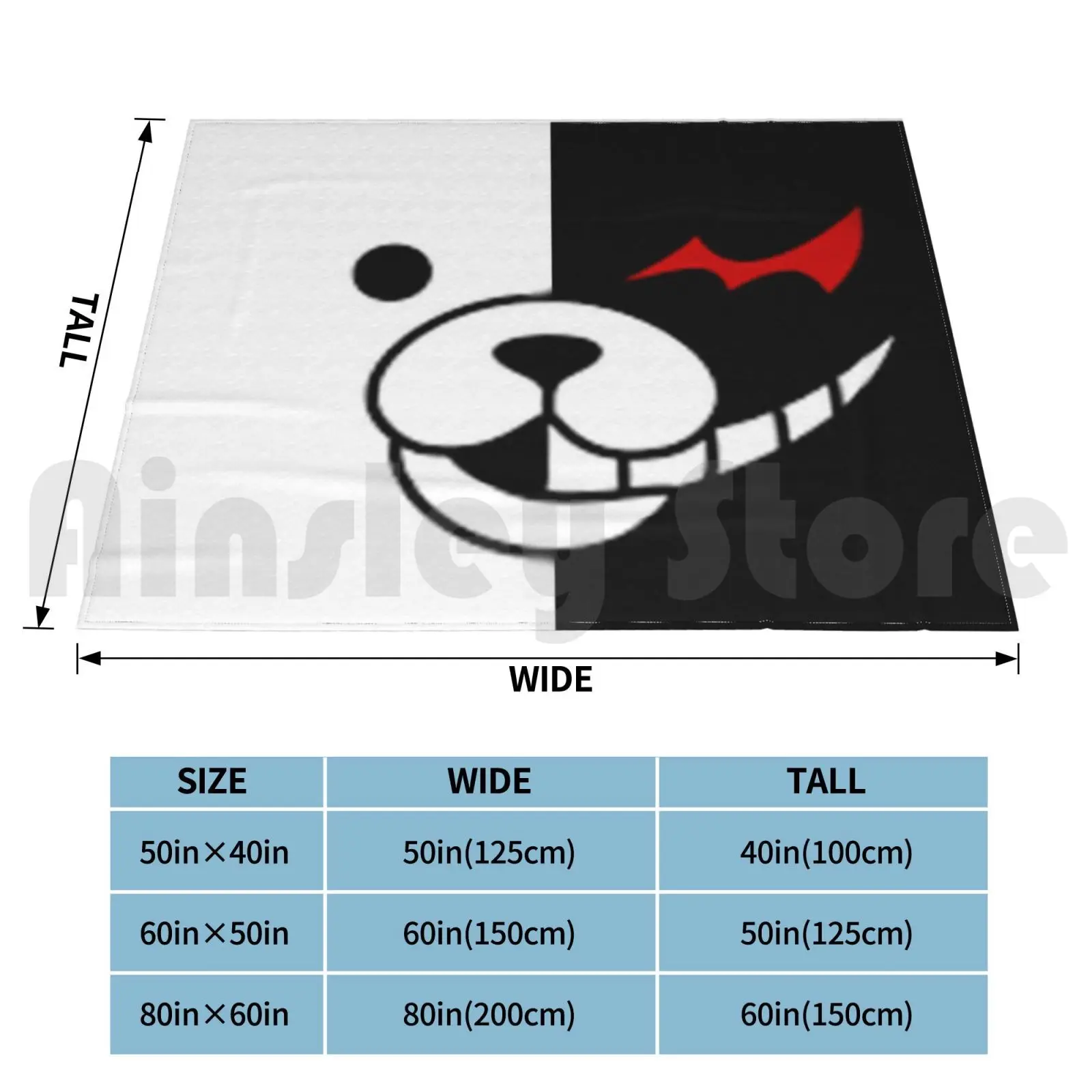 Danganronpa Blanket Fashion Custom Danganronpa Danganronpa 3 Maga Danganronpa V3 Dangan Ronpa Monokuma Monobear