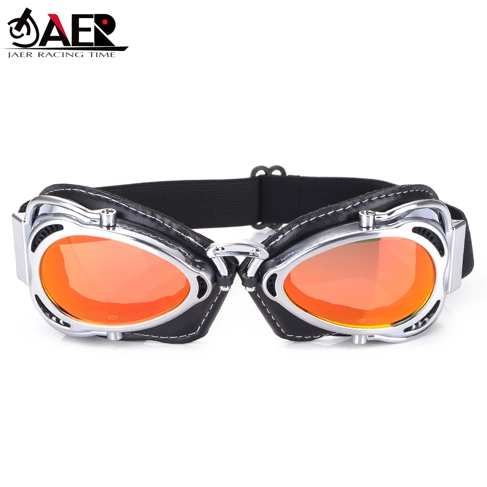 Super bike Ski Goggles Glasses Retro Motorcycle Goggles Vintage Protective Off-Road Riding style Steampunk Glasses