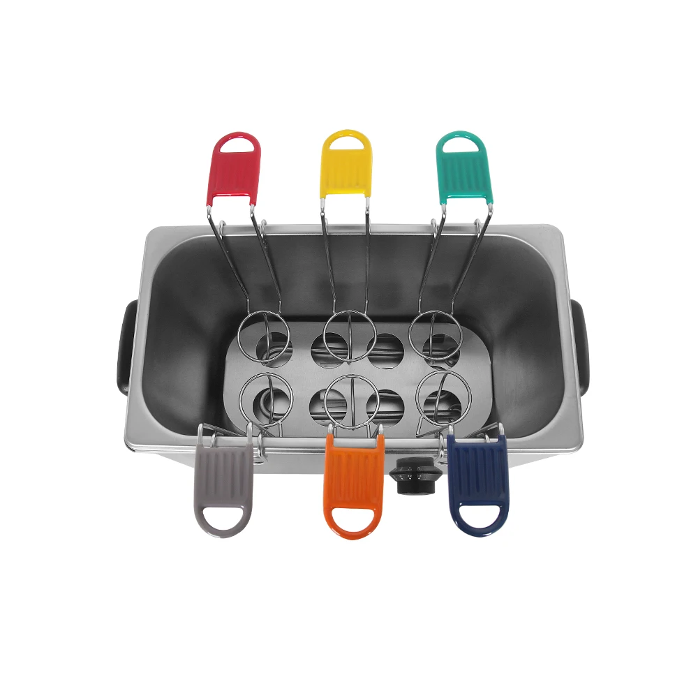 ITOP alat masak telur elektrik kapasitas 2600W, mesin masak dapur kapasitas sekitar 30 telur dengan 6 keranjang telur