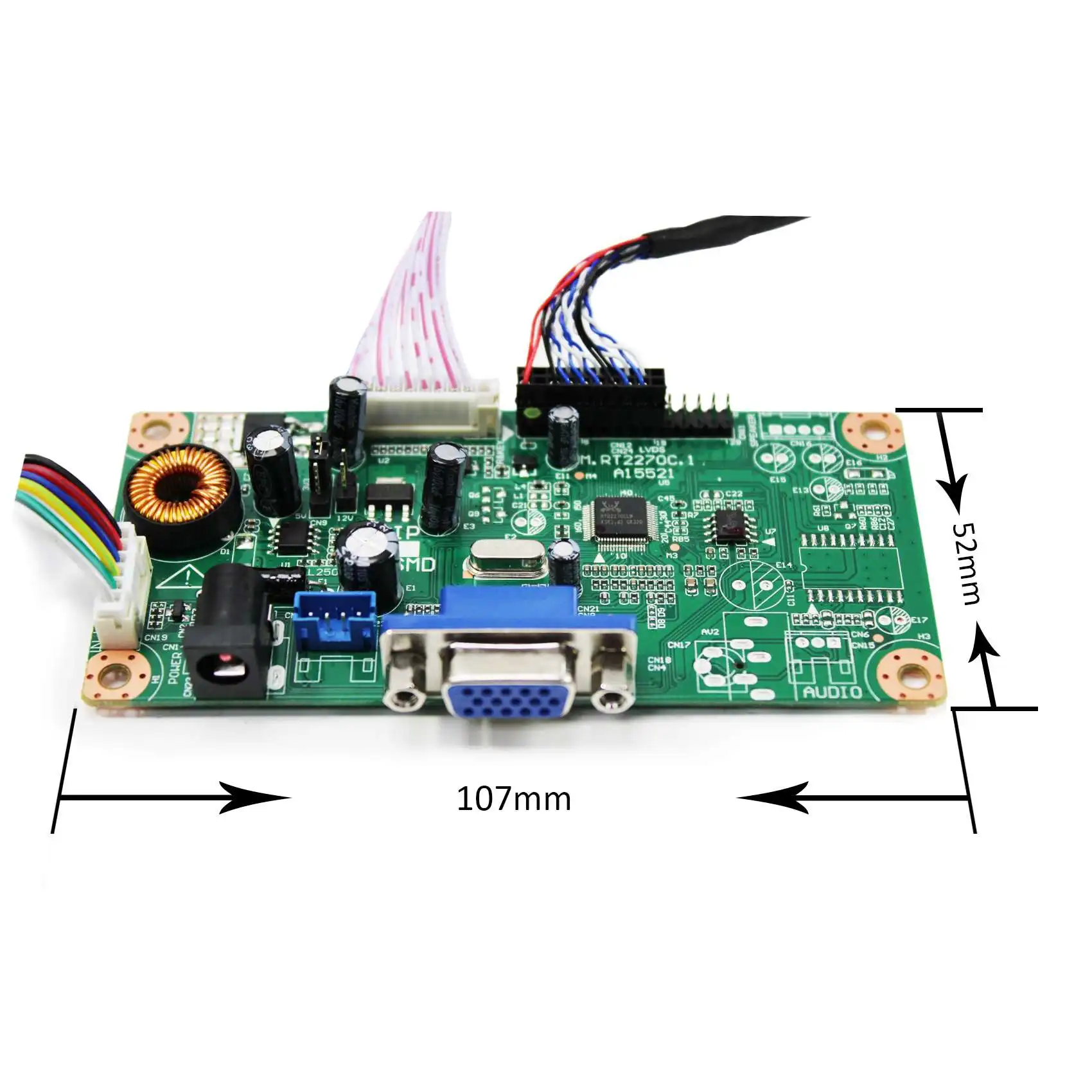 15Inch 1024X768 Hoge Helderheid 1000nit Lcd-scherm Met Vga Lcd Controller Board