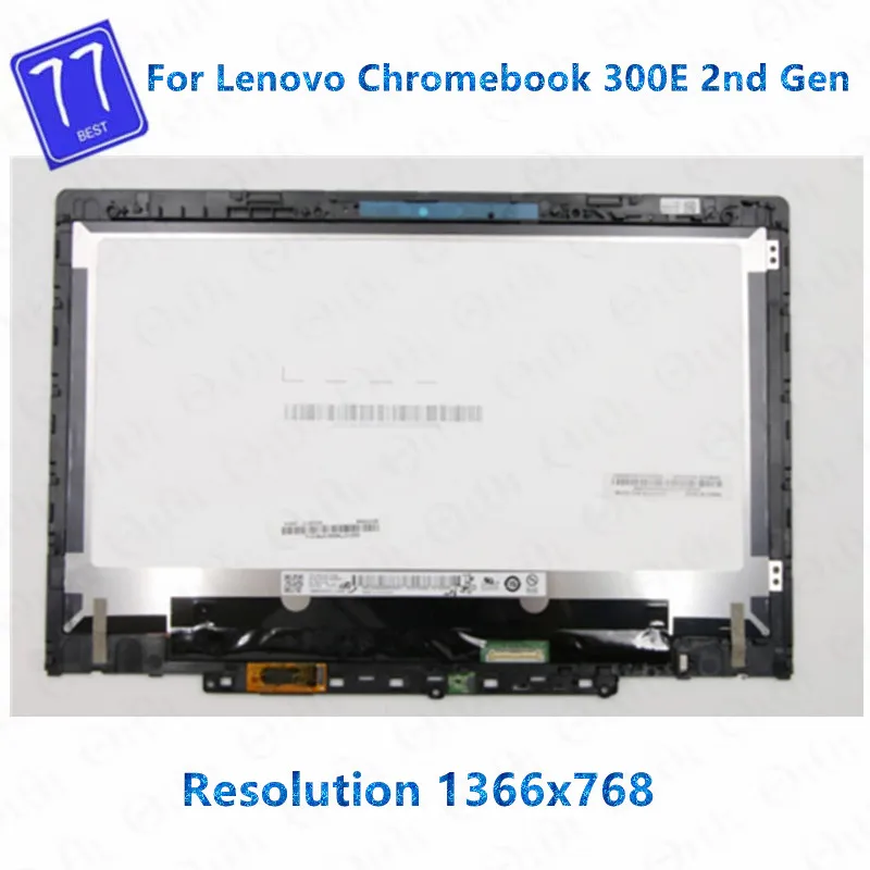 

Original 5D10Y97713 for Lenovo 300e Chromebook 2nd Gen AST Type 82CE LCD Touch Screen Assembly LED Display with frame