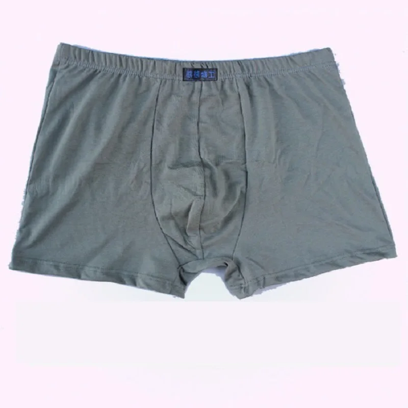 5 pçs/lote 6xl 110kg 100% algodão boxer roupa interior dos homens quatro shorts underwear masculino boxers shorts respirável pura cor aleatória