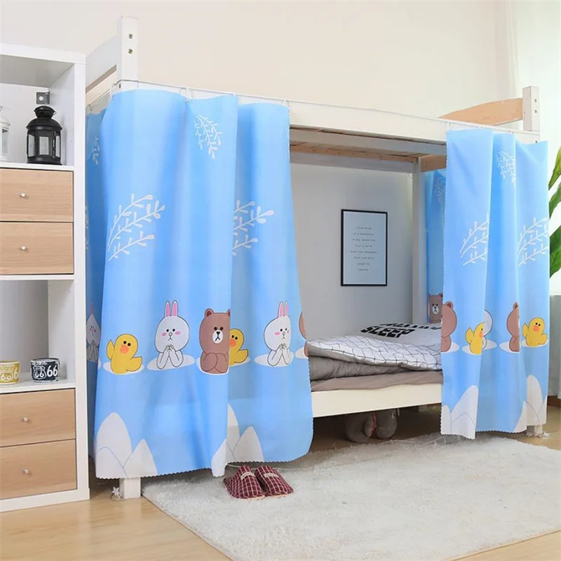 Cortina de 120x200cm para dormitorio escolar, 1 piezas, Protección de Privacidad para dormitorio femenino, E12160