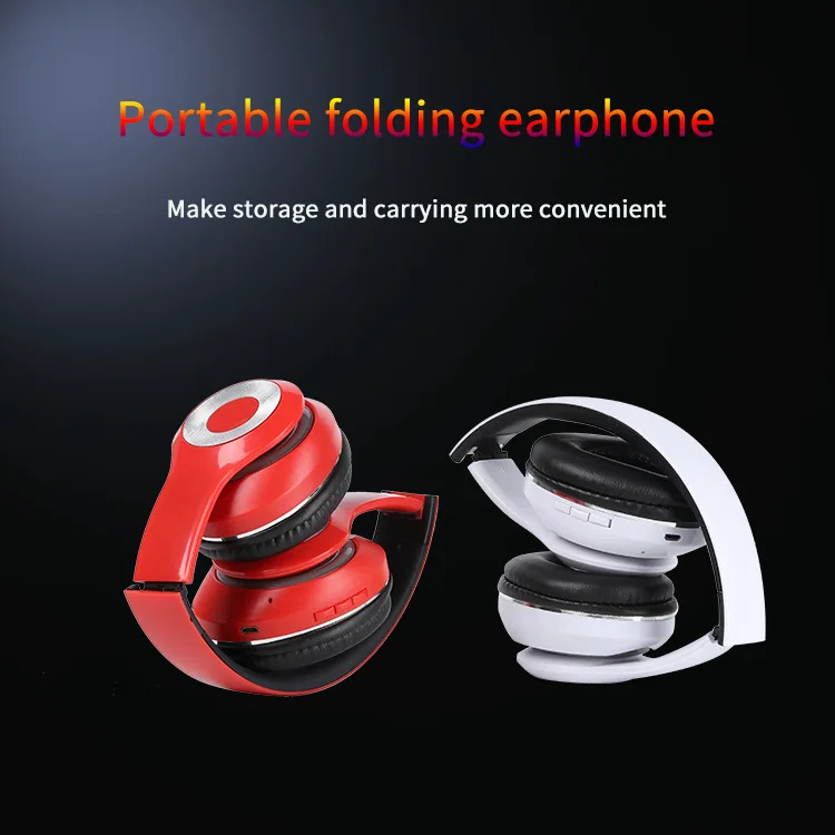 Head-mounted wireless bluetooth headphonges sports running long battery life gaming headset bluetooth earbuds