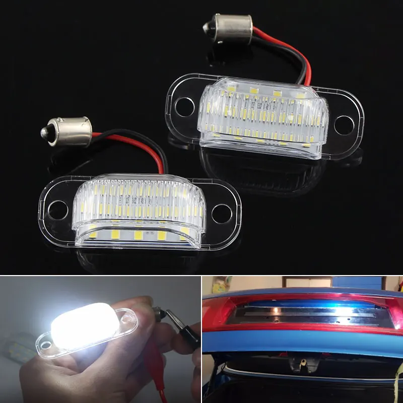 2x CANbus For Audi 80 B4 1991-1995 Cabriolet (type 8g) 1991-2000 100/C4 1990-1994 A6/C4 1994-1997 LED License Number Plate Light