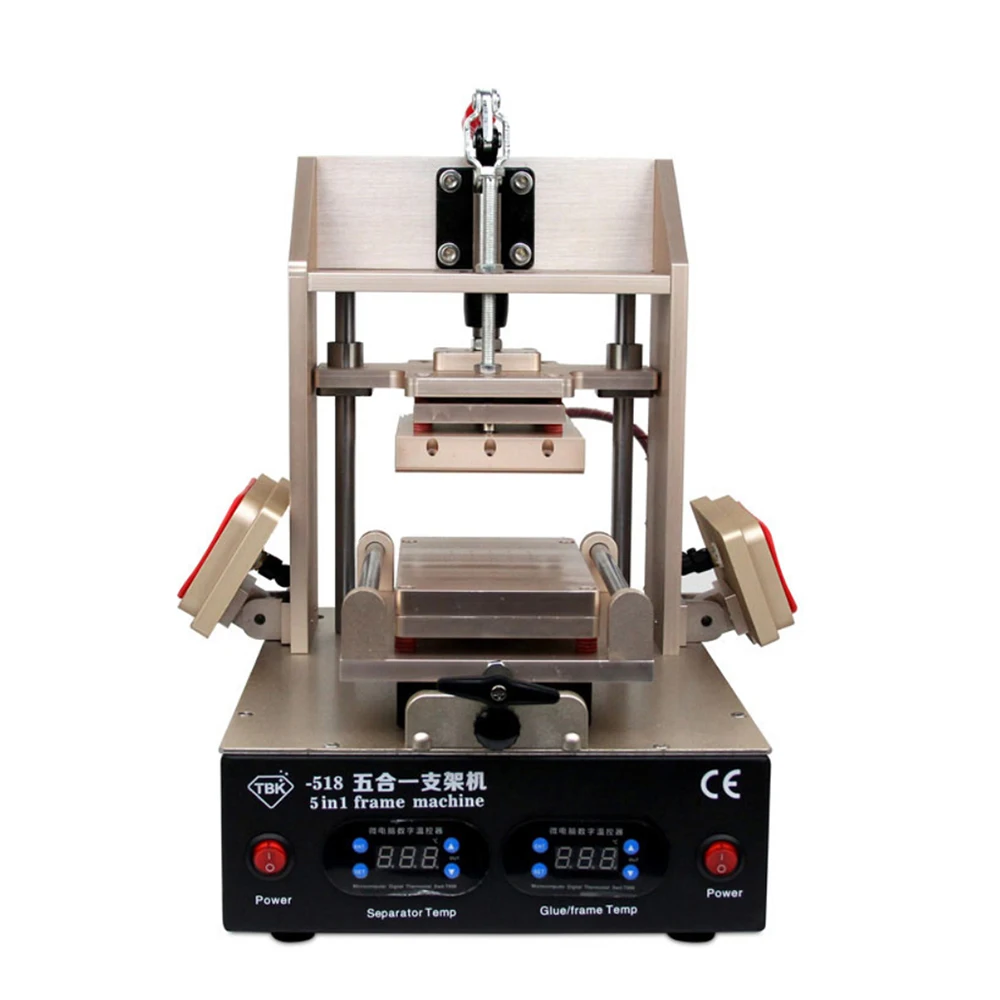 Tbk 518 5 In 1 Telefoon Vergadering Een-Frame Midden Frame Lcd Sparator Oca Glup Remover Frame Press Voor samsung En Andere Telefoon