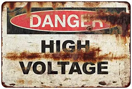 

Signs Danger High Voltage Vintage Retro Reproduction Gift 8 x 12 Matte Finish Metal 108120067019