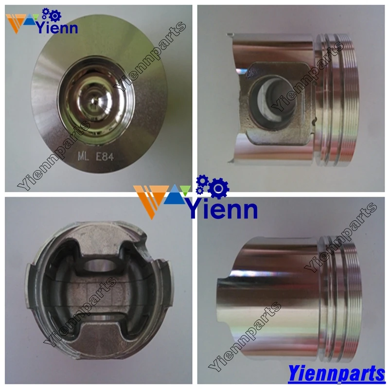 For Yanmar 4TNE84-TRA2C 4TNE84 4TNE84T-E(YA)S 4D84-3 Piston Kit With Ring Set For Roll Bailer Utility Combine Engine Repair