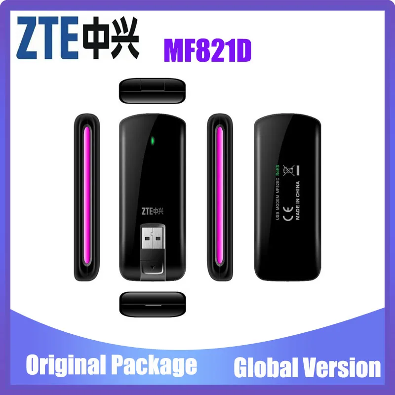 ZTE-módem MF820 /MF820D 4G LTE, 100Mbps, PK, huawei E398, WIFI, inalámbrico, desbloqueado, banda LTE (1800/2100/2600)