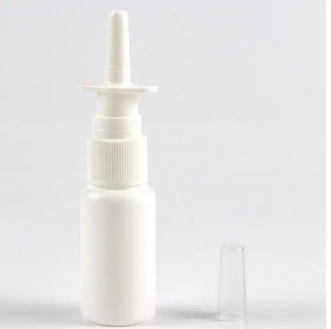 

Wholesale 1000 pcs 10ml White Empty Plastic Nasal Spray Bottle 10ml Nasal Atomizers#4403