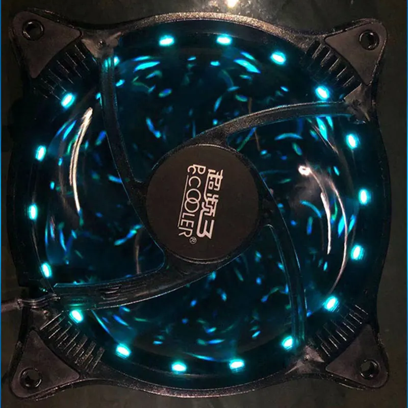 Pccooler Starry Sky 120mm 12V/4Pin CPU Cooling Fan PWM Intelligent Temperature Control RGB Computer Replacement Fan