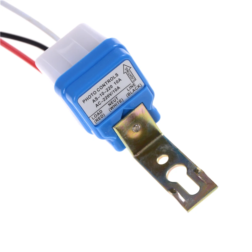 220V 50-60Hz 10A Photo Control Photoswitch Sensor Switch Automatic Auto On Off Photocell street Light Switch DC AC