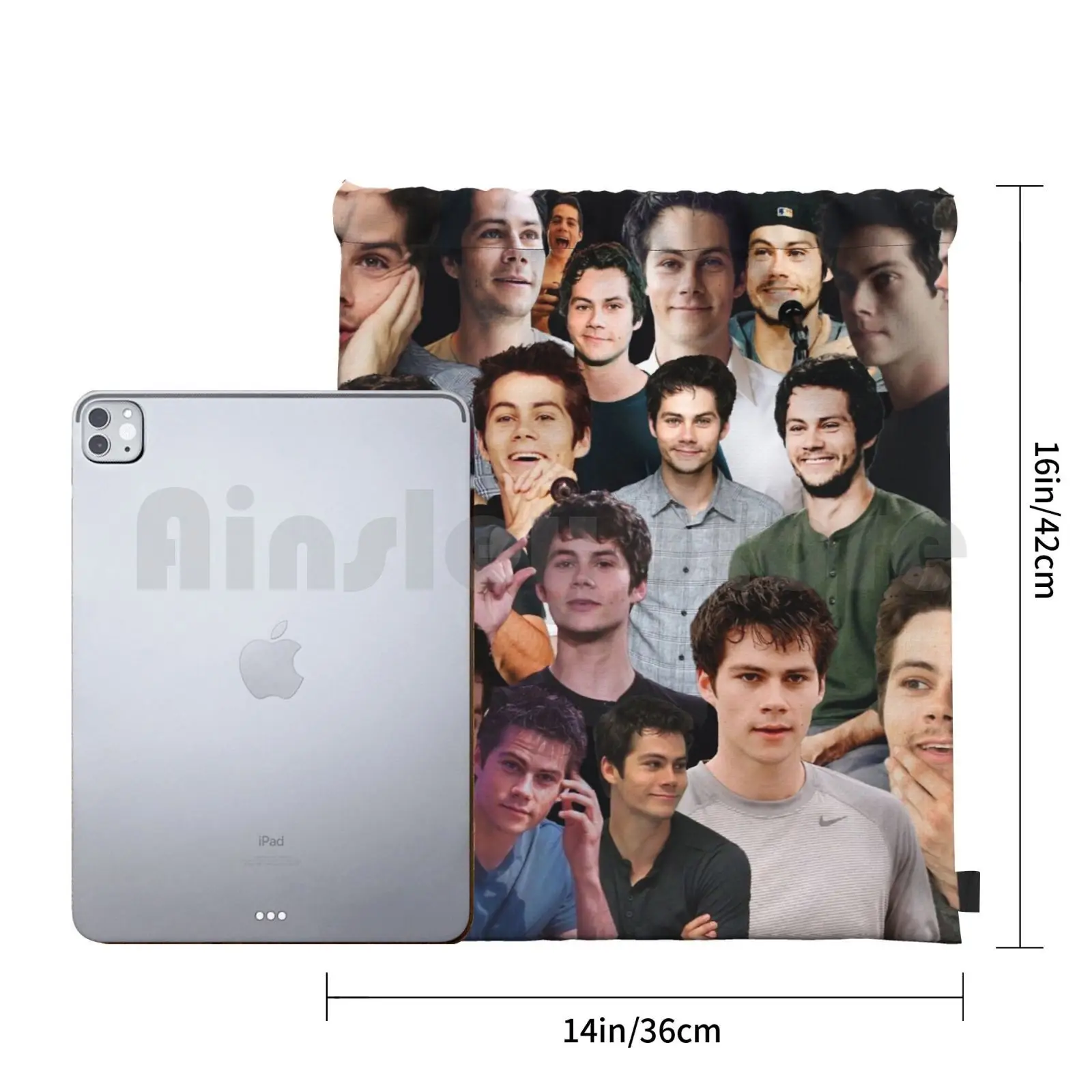 ديلان أوبراين كولاج حقيبة الظهر الرباط حقيبة ركوب تسلق حقيبة قاعة رياضة ديلان أو براين بوب ديلان أو براين في سن المراهقة وولف ستايلز #3