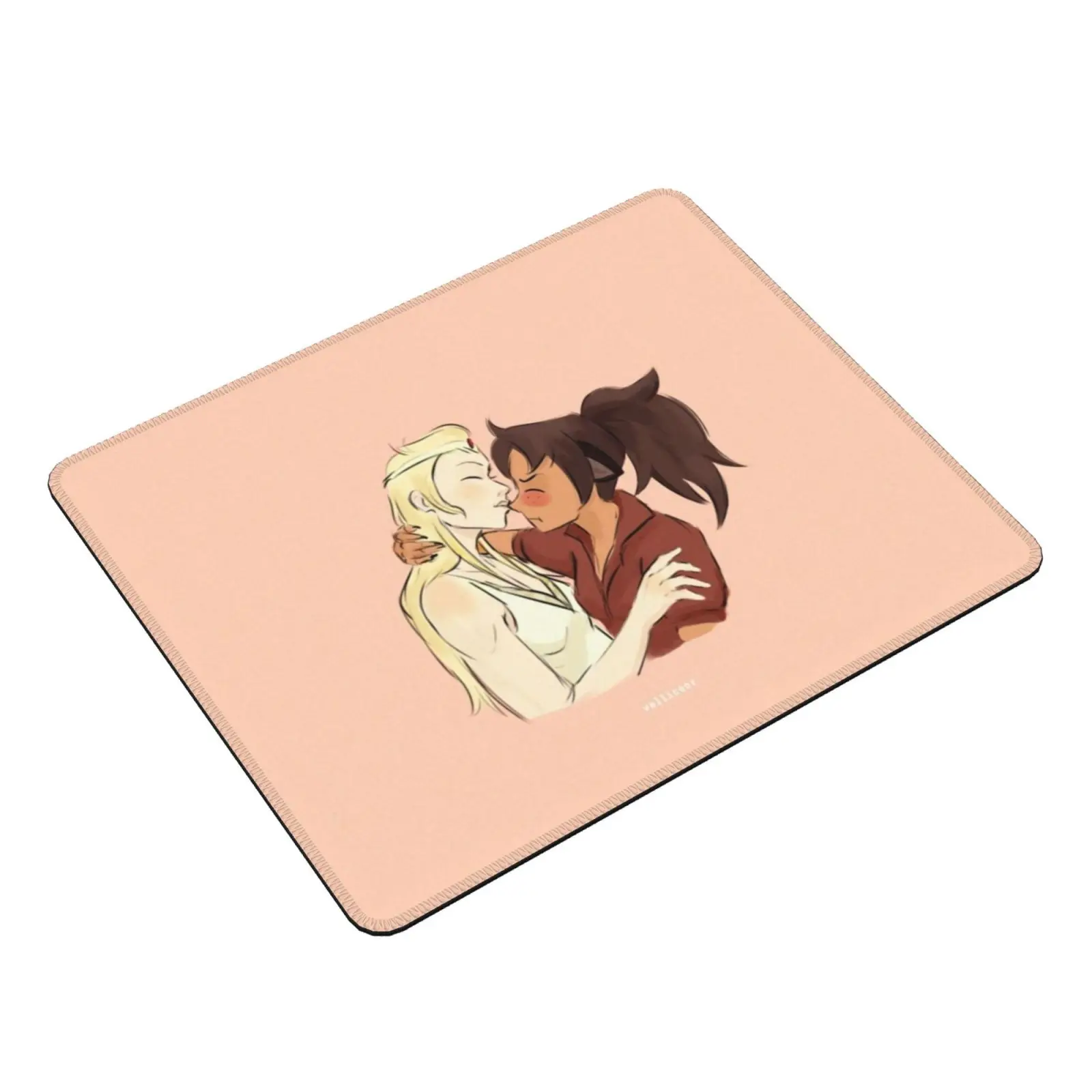 Catradora Nose Kiss Mouse Pad DIY Print Catra Adora Catradora Shera And The Princesses Of Power She Ra