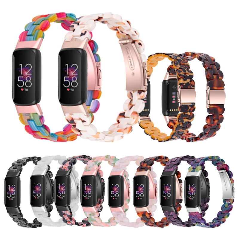 Resin band For Fitbit Luxe Strap Smart Bracelet band Replacement Women Men Watchband for fitbit luxe special edition accessories