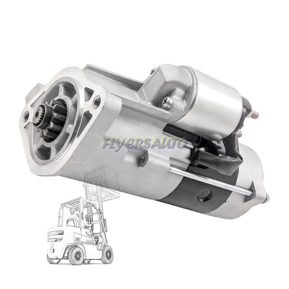 Starter Motor M8T75071 for Mitsubishi Pajero TRITON DIESEL MK 2.8L 4M40T 4M40 ML 3.2L forklift CAT E306/307C/307D flyersauto