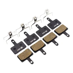 Bicycle Brake Pads for SHIMANO B01S, MT200 MT400 M375 M395 M486 M485 M475 M416 M446 M515 M445 M525 Deore Caliper, Resin, 4 Pairs