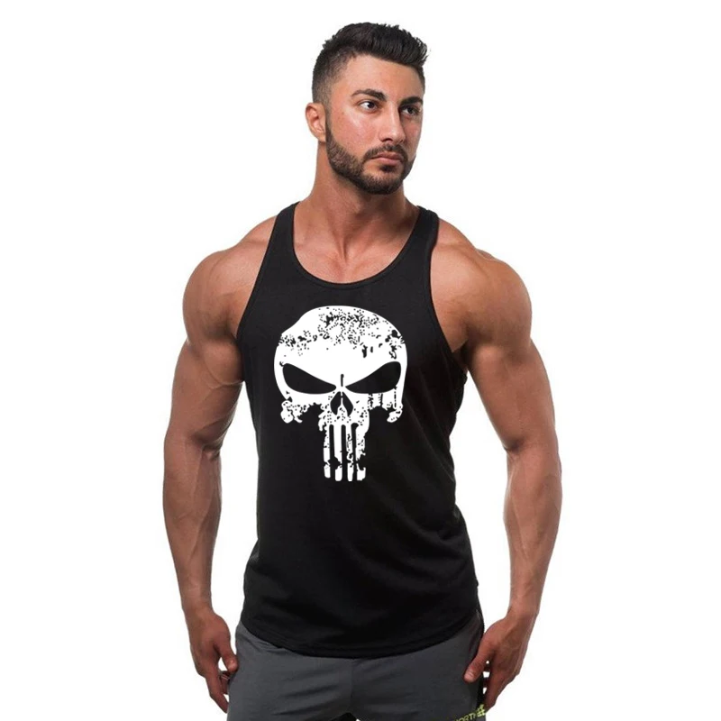 Gym Deltoid New Fashion Cotton Sleeveless Shirts Tank Top Men Fitness Shirt Singlet Bodybuilding Workout Gym Vest Fitness Men