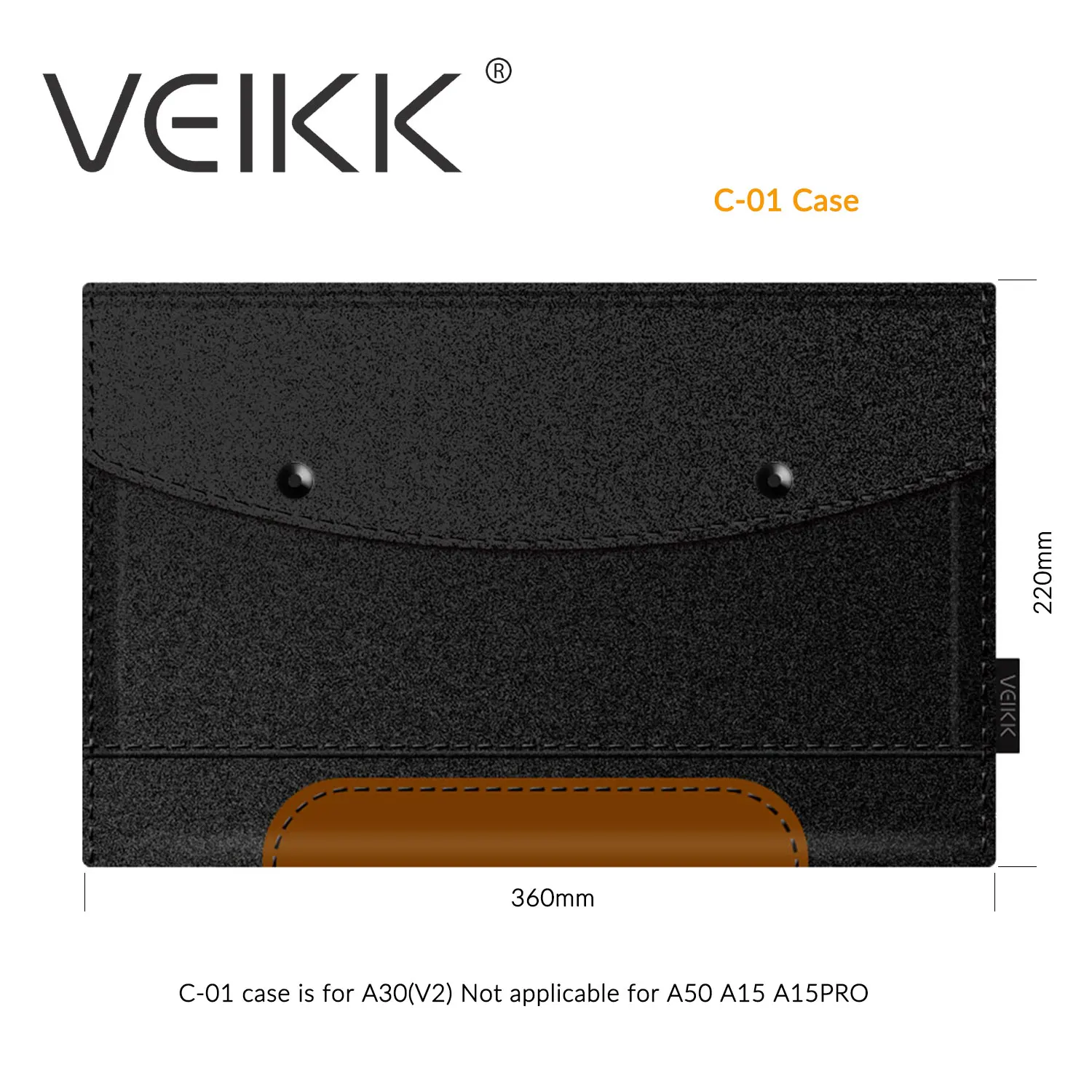 VEIKK Graphic Tablet Case C01 For A30 Drawing Tablet