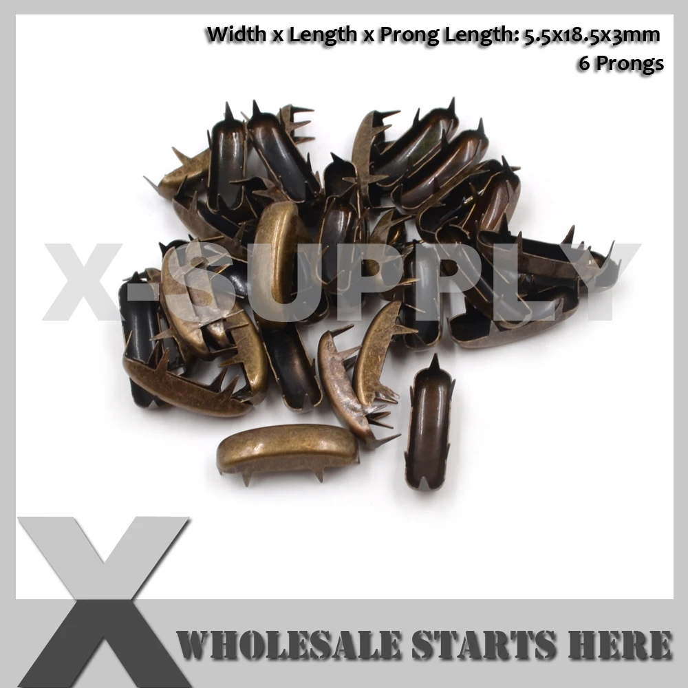 

Шпильки с зубцами для гвоздей 5,5x18,5 мм с 6 зубцами для кожаной куртки, ремня, обуви, ошейников для собак своими руками