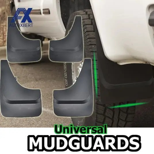 Universal Pickup SUV Trunk Mud Flaps Fender Large SUV Pick up Mudflaps Splash Guards For Toyota Tundra Tacoma 4Runner Hilux Vigo