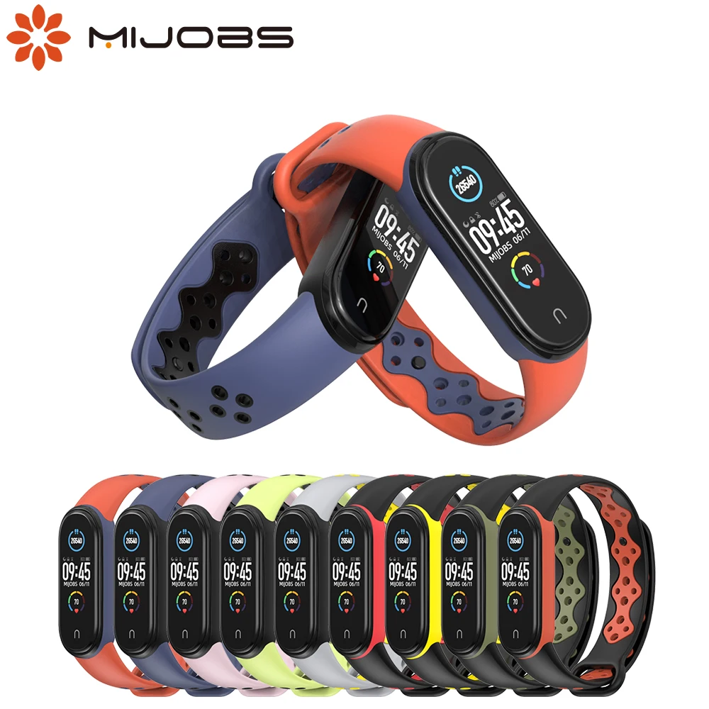 ل Mi Band 7 6 5 سوار NFC حزام سيليكون عالمي لـ Mi Band 5 الفرقة الأصلية لـ Miband 5 الأساور لـ Mi 7 Pulsera