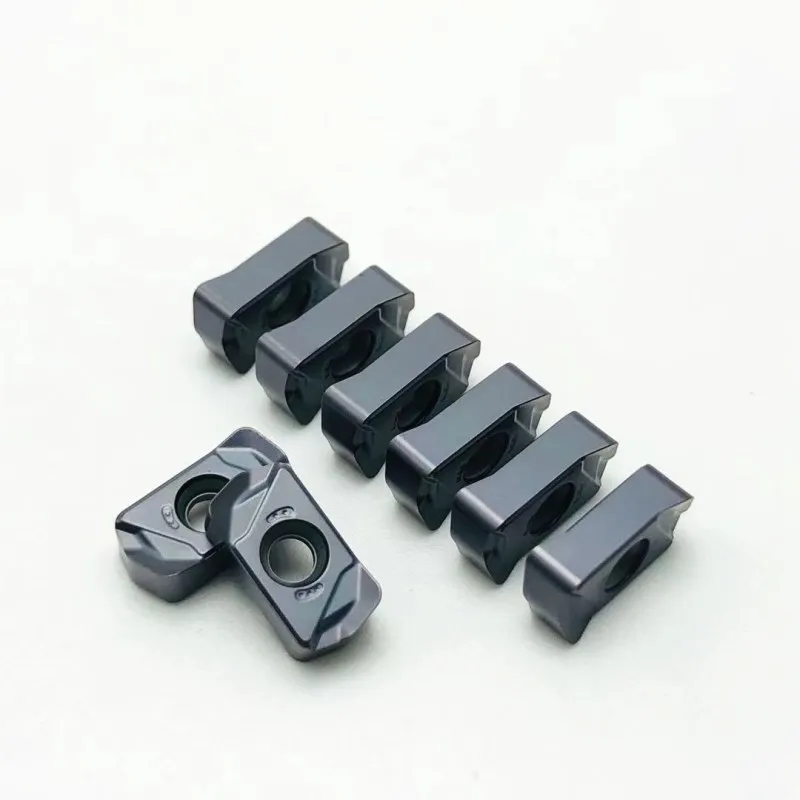 Inserto per tornitura mmj AH130 insert MJ AH725 inserto per taglio rapido a doppia faccia in metallo duro LNMU 0303