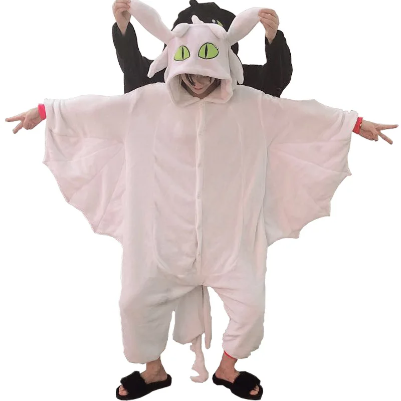 Kigurumi Anime Night evil Toothless Cosplay Costume Jumpsuit Pajamas Funny Dragon Onepiece Animal Carnival Cosplay Kids Adult