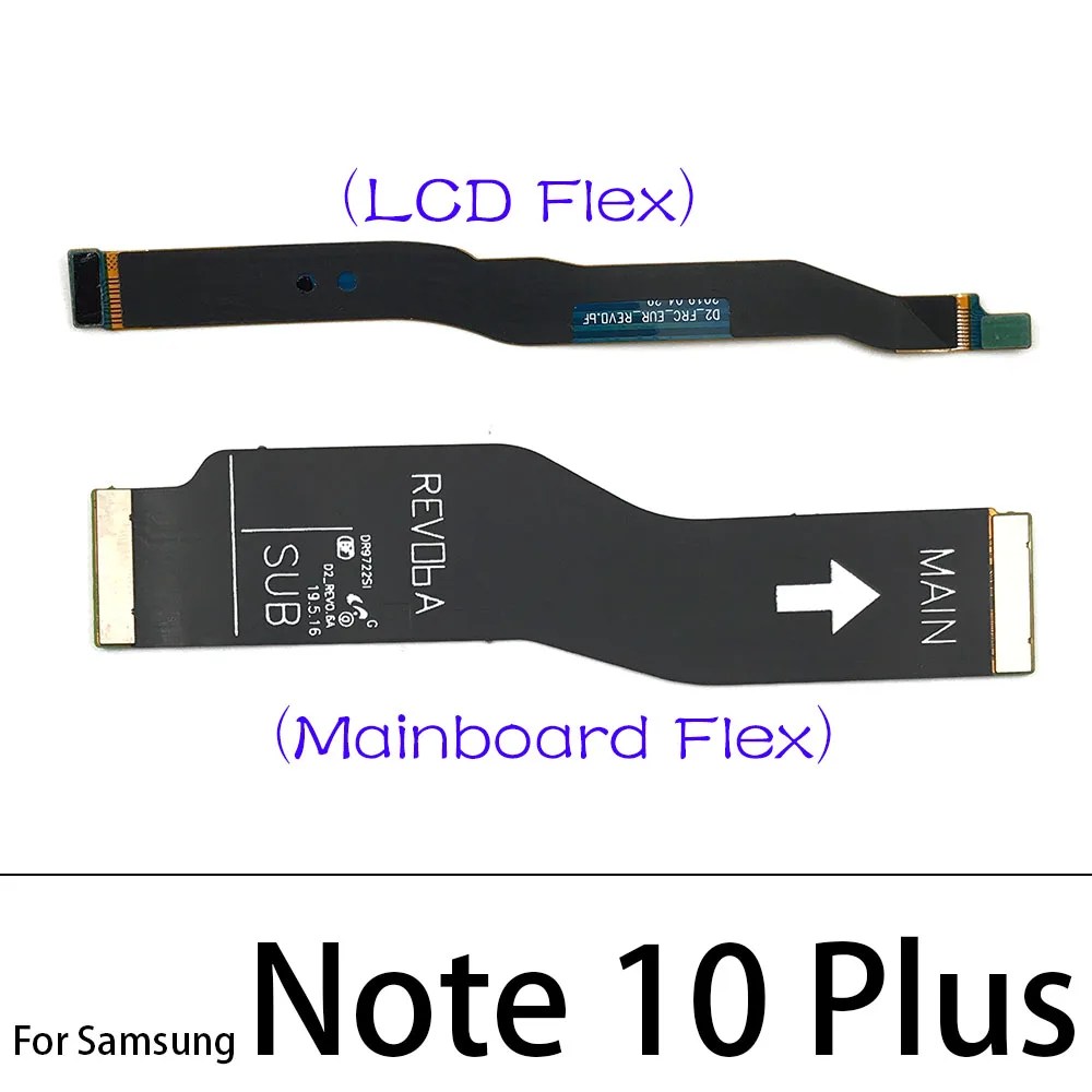 Main FPC LCD Display Connect Mainboard Flex Cable For Samsung Note 10 20 Plus Lite 4G Replacement Parts