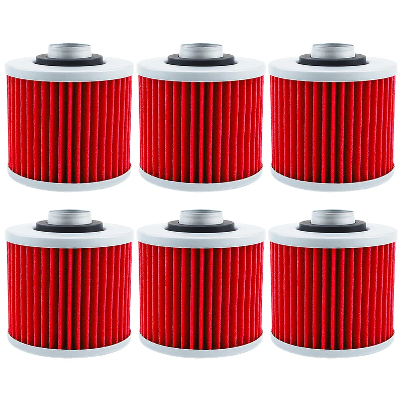 1/2/4 Pcs Cyleto Oil Filter For Yamaha TDM850 Grizzly YFM 600 Raptor 700 Dragstar XVS 250 400 650 1100 V-Star XV 535 750 Virago