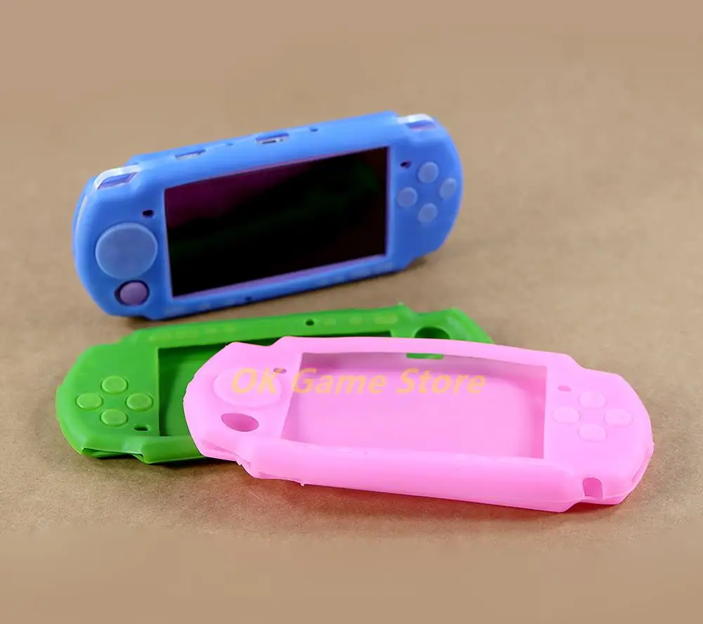 1pc/lot Soft Silicone Case Cover Skin For PSP 2000 3000 Rubber Protective Housing Shell Silicone Case For PSP2000 PSP3000