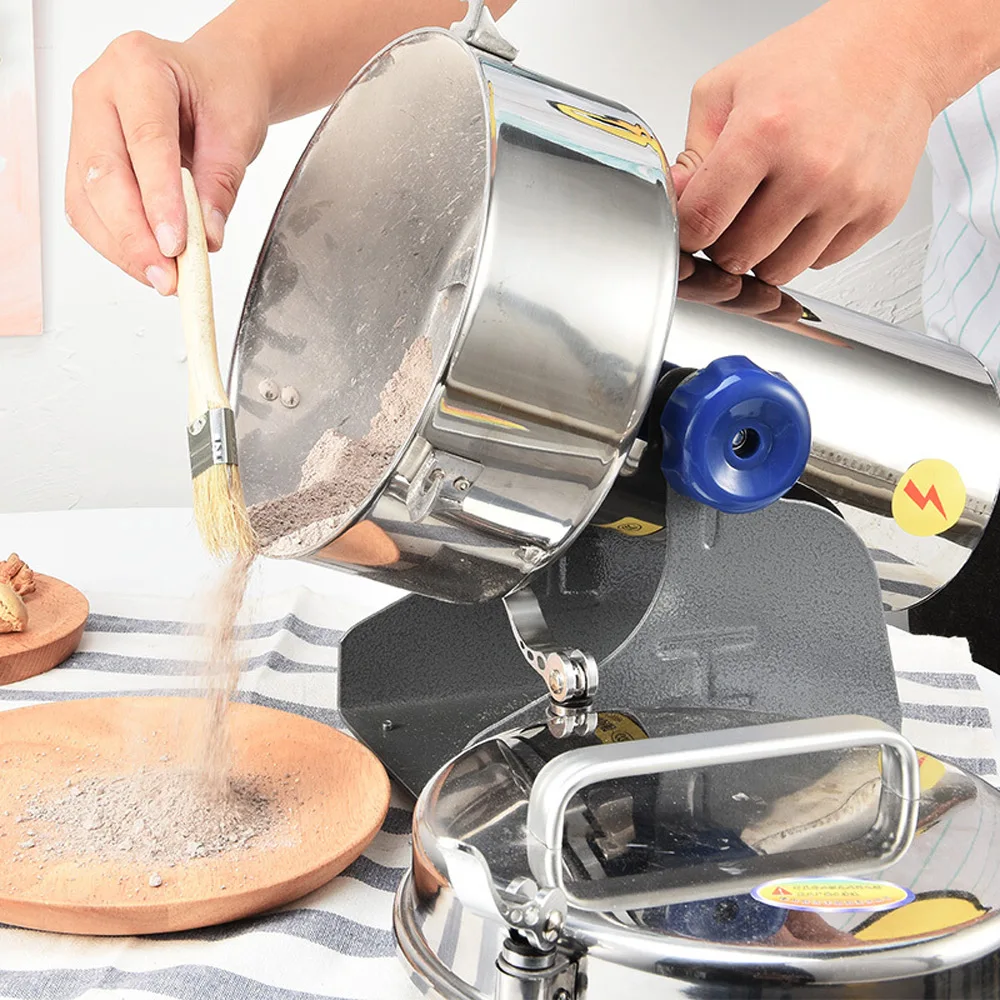 2500g in acciaio inox smerigliatrice commerciale farina fresatrice grano elettrico smerigliatrice pepe cinese medicina di erbe macchina