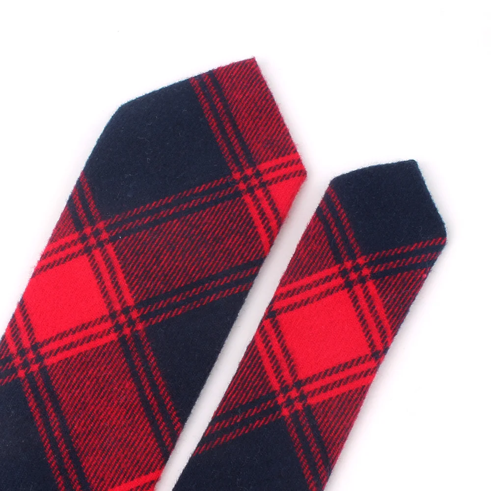 Cotton Mens Tie Skinny Plaid Neck Tie For Wedding Business Casual Fashion Neckties For Men Women Classic Suits Slim Neck Ties