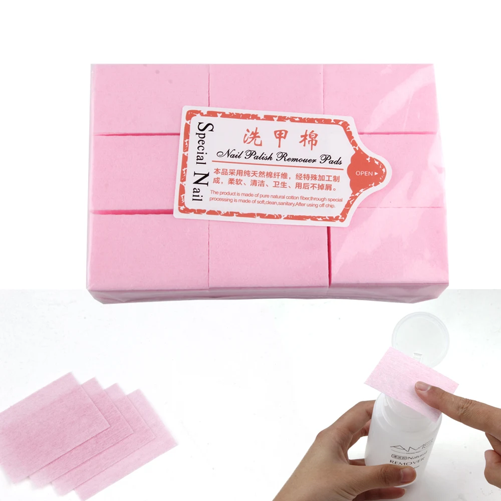 Lint-Free Wipes Napkins Remover Cotton Wipes Pads Without Fiber Manicure Art Cleaning Manicure Pedicure Gel Tools Cellulose Wipe