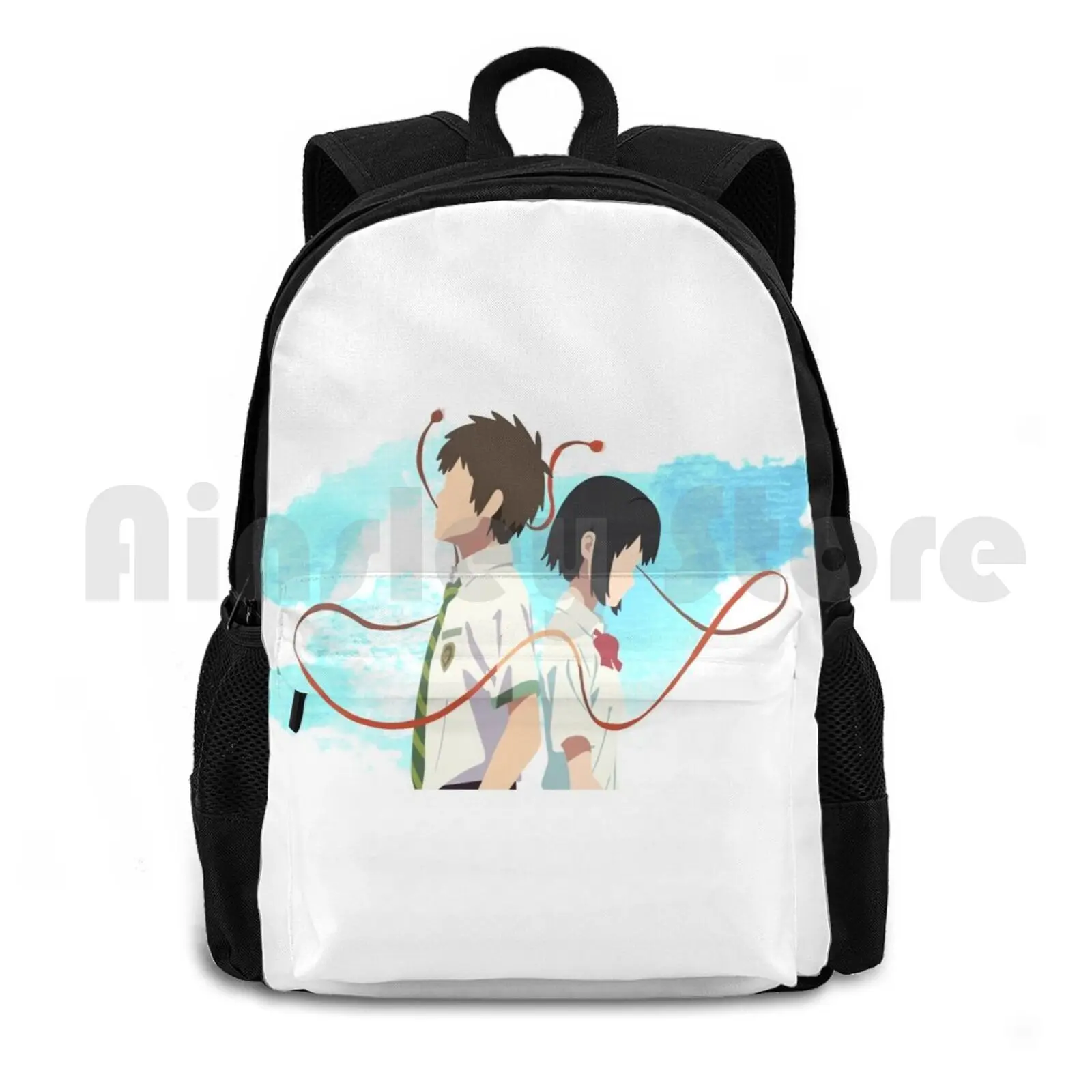 

Your Name Minimalist ( Taki And Mitsuha) Открытый походный рюкзак для верховой езды Спортивная сумка для скалолазания Your Name Kimi No Na Wa Аниме