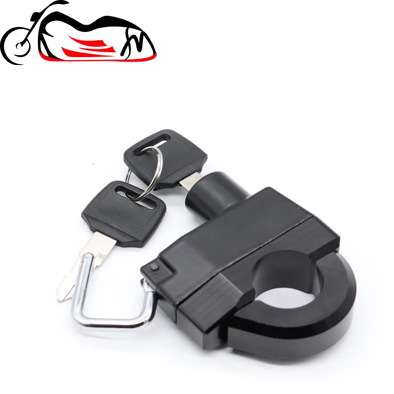 25mm Handlebar Universal Helmet Lock For HONDA VT 400 600 750 1100 1300 C/DC/RS SHADOW VTX 1800 1300 C/R/S/T/F/N/CX